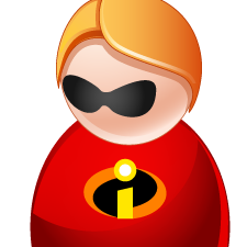 an avatar of a Mr incredible Co-founder cartoon